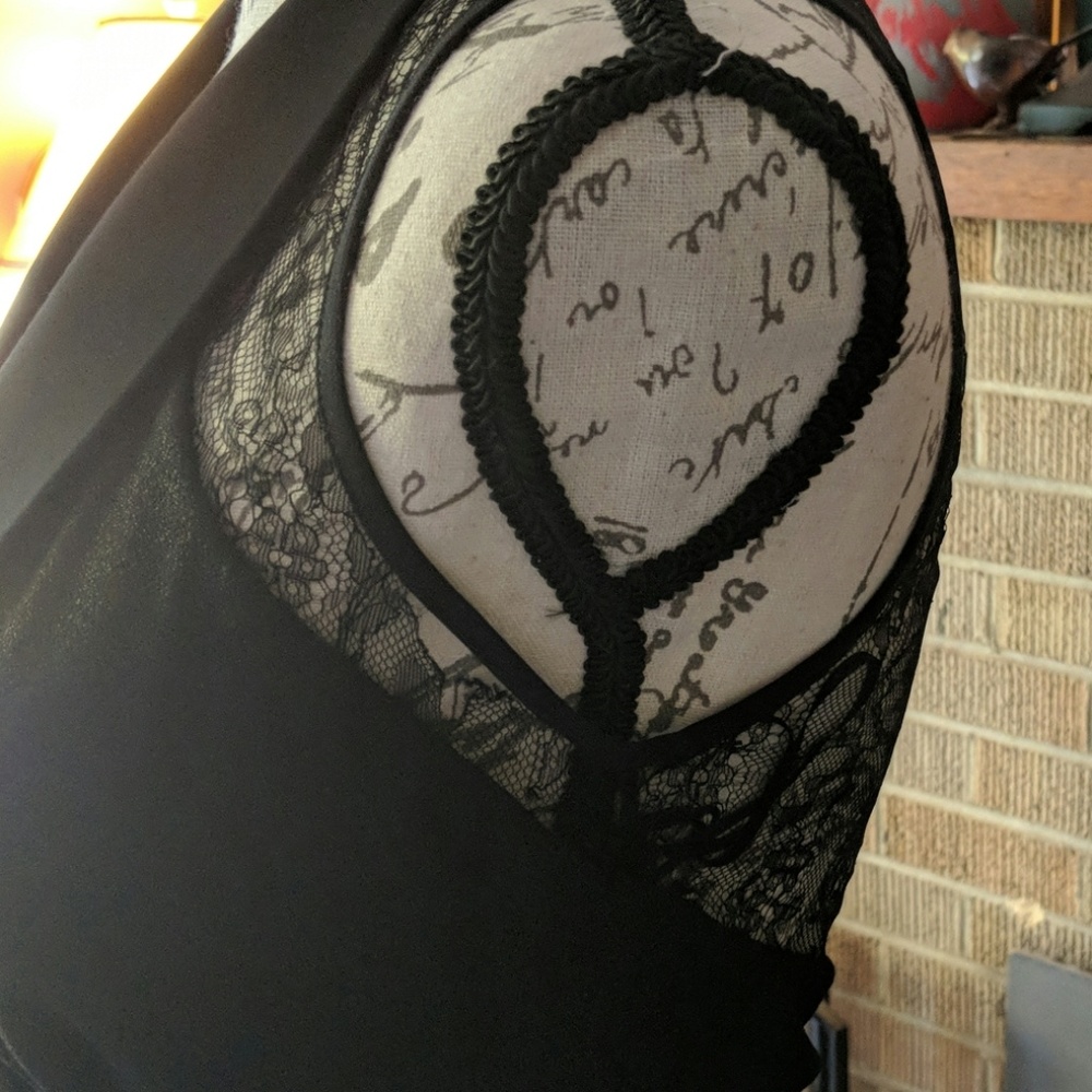 Allen Stewart abs long black dress knit Go… - Picture 8 of 8